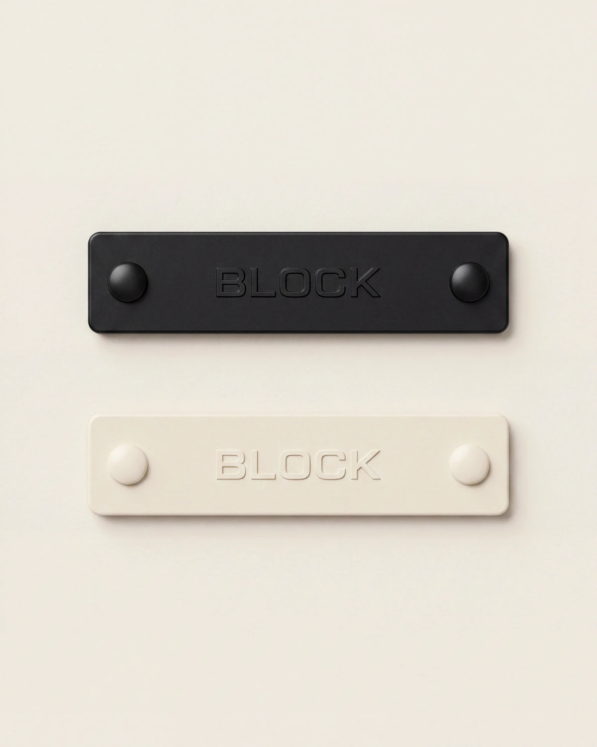 Banner 01 — Black and Cream modules shown together