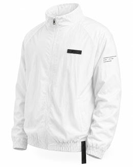Cream — Track Jacket 01 — black chest module, black sleeve notation