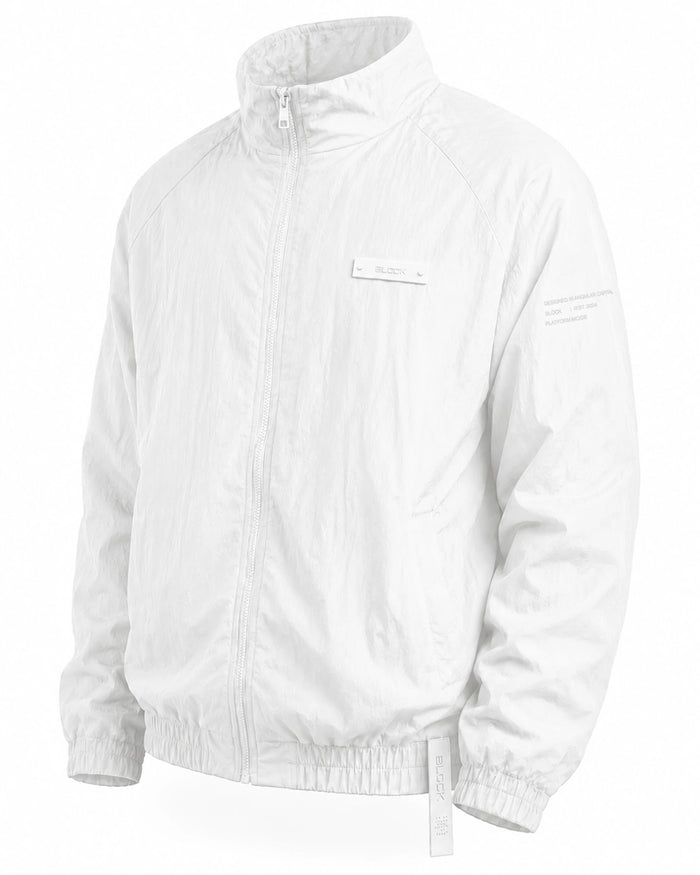 Cream — Track Jacket 01 — tonal cream chest module