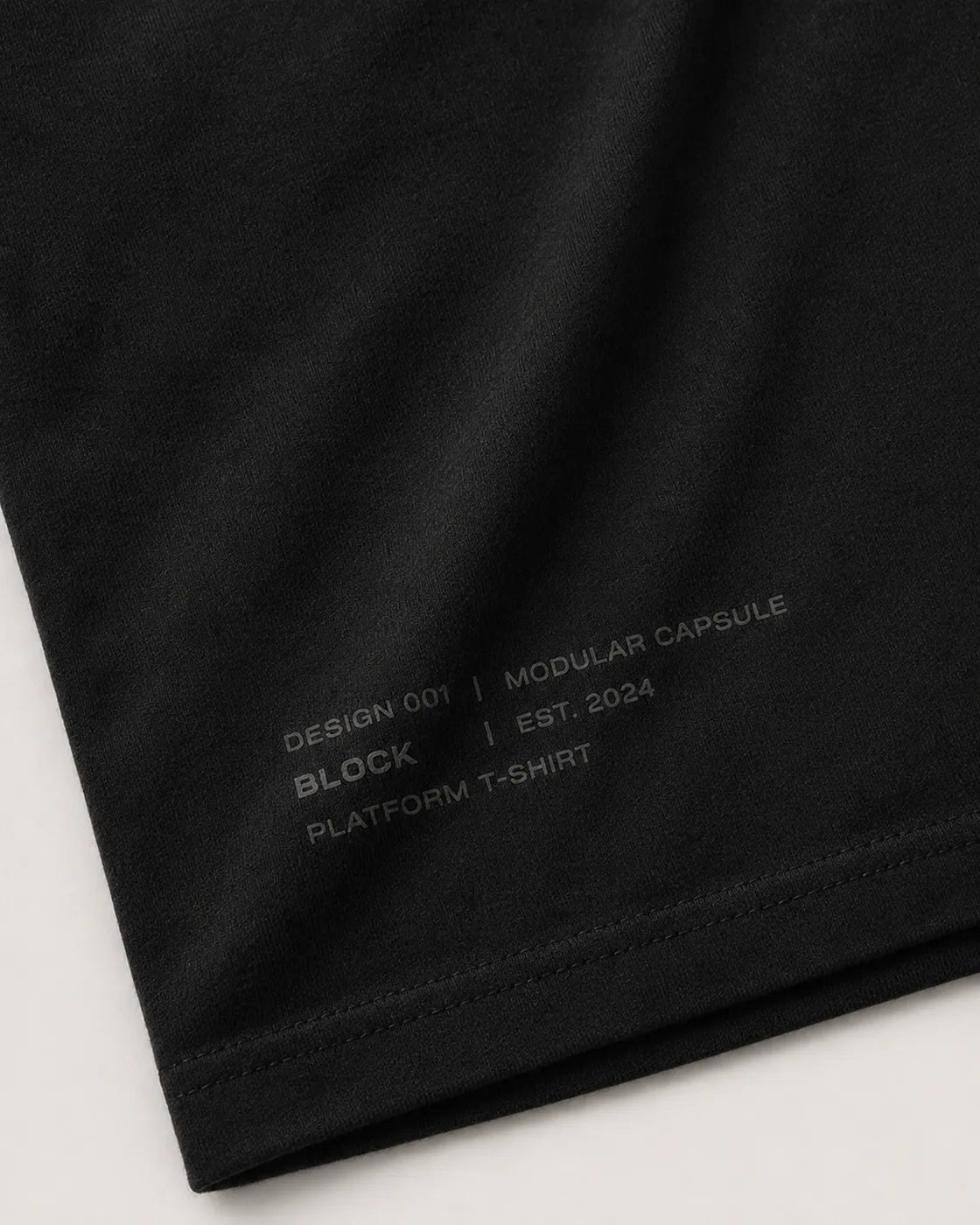 Black — Platform Tee 01 — view 8