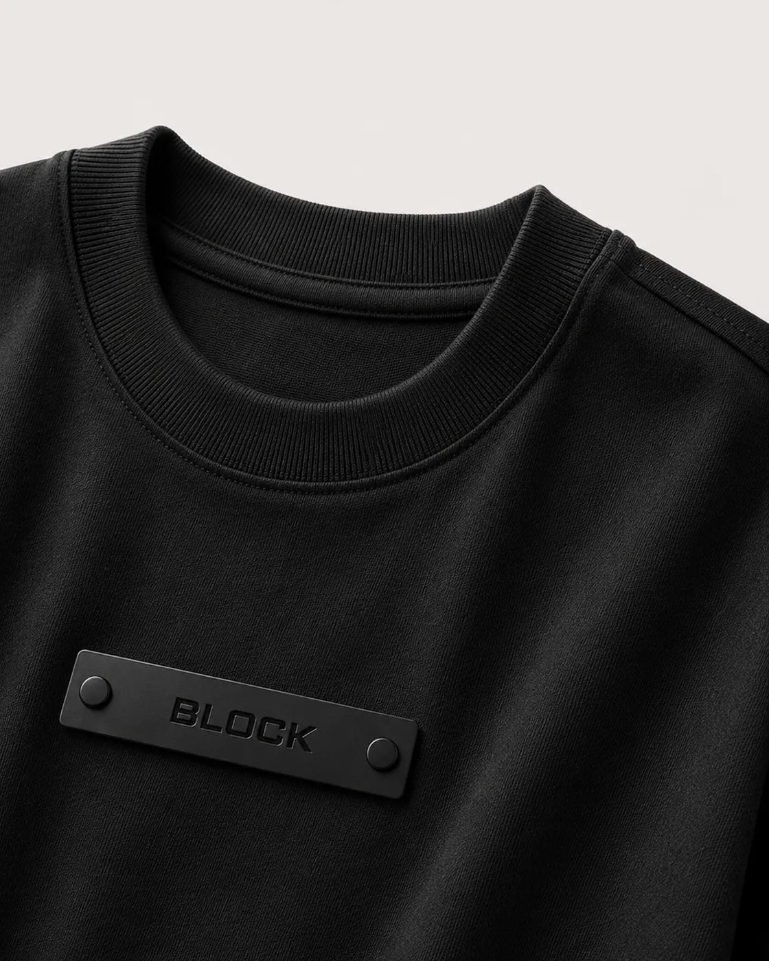 Black — Platform Tee 01 — view 9