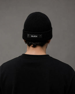 Black — Core Beanie 01 — view 3
