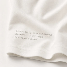 Cream — Platform Tee 01 — view 8
