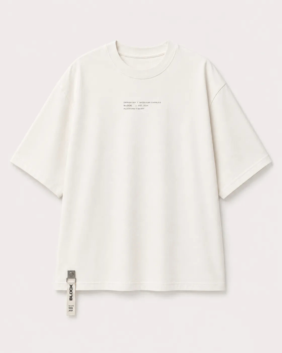 Cream — Platform Tee 02 — Technical — view 1