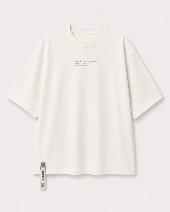 Cream — Platform Tee 02 — Technical — view 1