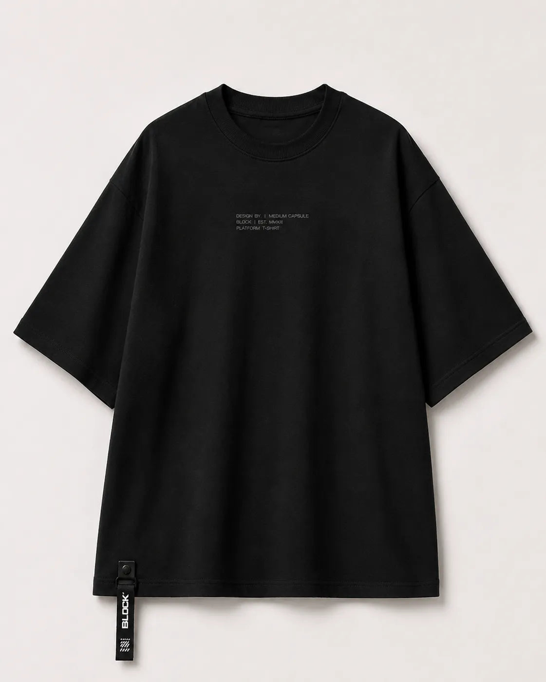 Black — Platform Tee 02 — Technical — view 1