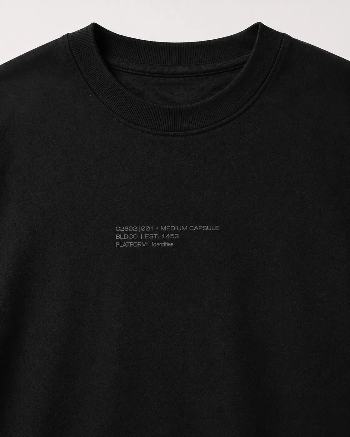Black — Platform Tee 02 — Technical — view 4